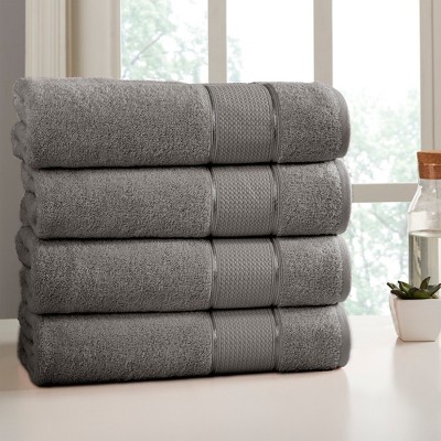 Modern Threads Spunloft 4 Pack Bath Towel 30 X 54 , White : Target