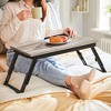 SONGMICS Laptop Desk Breakfast Serving Tray for Bed with Adjustable Tilting Top - image 3 of 4