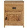 vidaXL Bedside Cabinet Solid Teak 15.7"x11.8"x19.7" - 2 of 4