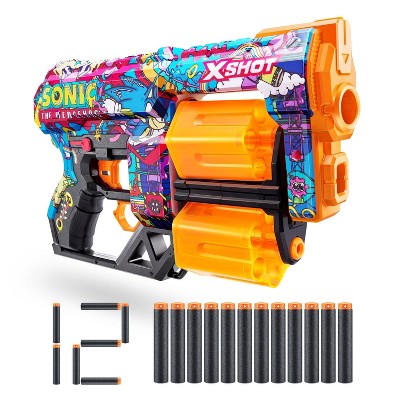 XSHOT Skins Sonic Robotnik Dread Dart Blaster by ZURU