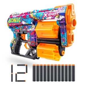 XSHOT Skins Sonic Robotnik Dread Dart Blaster by ZURU - 1 of 4