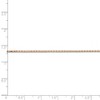 Black Bow Jewelry 1.1mm 14k Rose Gold Solid Box Chain Necklace - 3 of 4