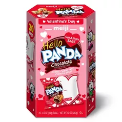 Hello Panda Chocolate Valentine Hex Box - 10oz