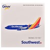 Boeing 737-700 Commercial Aircraft "Southwest Airlines" Blue with Striped Tail 1/400 Diecast Model Airplane by GeminiJets - 3 of 3