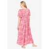 Only Necessities Plus Size Long Silky Lace-Trim Gown - 3 of 4
