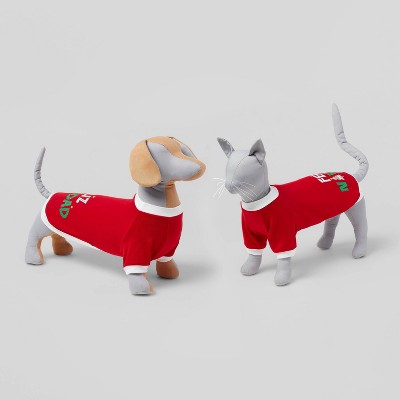 Feliz Navidad Dog and Cat Sweatshirt - Red - XS - Wondershop™