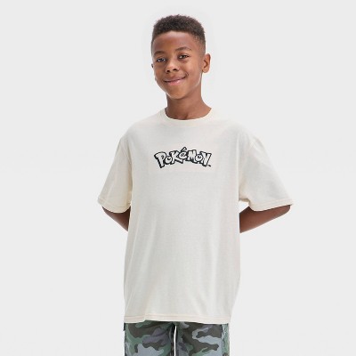 Boys' Pokemon Elevated Short Sleeve T-Shirt - Tan