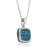 Ross-Simons 0.25 ct. t.w. Blue Diamond Pendant Necklace in Sterling Silver Size 18 - 3 of 4