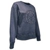 NBA Denver Nuggets Women's Embossed Crew Neck Fleece Sweatshirt - 3 of 4