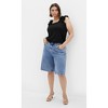 Women's Plus Size Aria Frill Top - black | CITY CHIC - 2 of 4