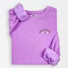 Simply Sage Market Embroidered Football Mom Lightweight Garment Dyed Sweatshirt - 2 of 4