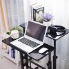 23.6" Small Standing Desk with Wheels, Mobile Stand Up Desk with Standing , Standing Table on Wheels, Rolling Computer Desk Adjustable Height - 4 of 4