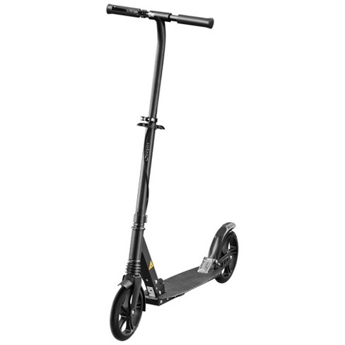 Soozier Foldable Kick Scooter for Teens Ages 12 Years and Up, Lightweight Scooters with Big Wheels, Adjustable Handlebars, One-Kick Open Mechanism and Dual Brakes System for Adult Teenage - image 1 of 4