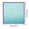 INSPIRE CHIC Women's Gradient Printed Satin Square Simple Lines Silky Scarves 1Pc - 3 of 4