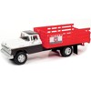 1960 Ford Stake Bed Truck "Phillips 66" Black and White with Red Stakes 1/87 (HO) Scale Model Car by Classic Metal Works - 2 of 3