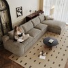MAYEERTY 135" Modular Sofa Camel - 135", Corduroy, Double-Layer, Detachable Cushions, No Assembly, for Spacious Room - 4 of 4