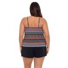 Women's Trimshaper Farrah Swim Romper - Mad Dash Stripe - image 3 of 3