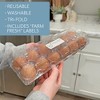 Cornucopia Brands Clear Plastic Egg Cartons, 20pk; Tri-Fold Containers for One Dozen Eggs - 4 of 4