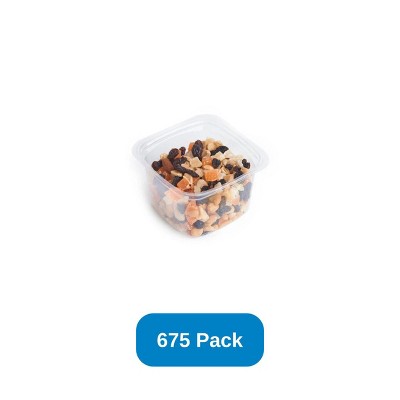 Good Natured Products 24 oz Compostable Deli Container Clear Good Natured Products - Case of 675