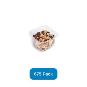 Good Natured Products 24 oz Compostable Deli Container Clear Good Natured Products - Case of 675 - 1 of 3