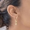 SHINE by Sterling Forever Butterfly Dangle Micro Hoops - 2 of 3