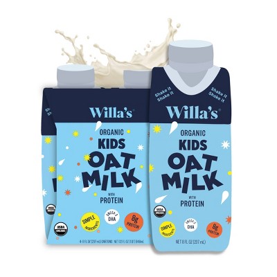 Willa's Organic Kids' Oat Milk - 4pk/8 fl oz