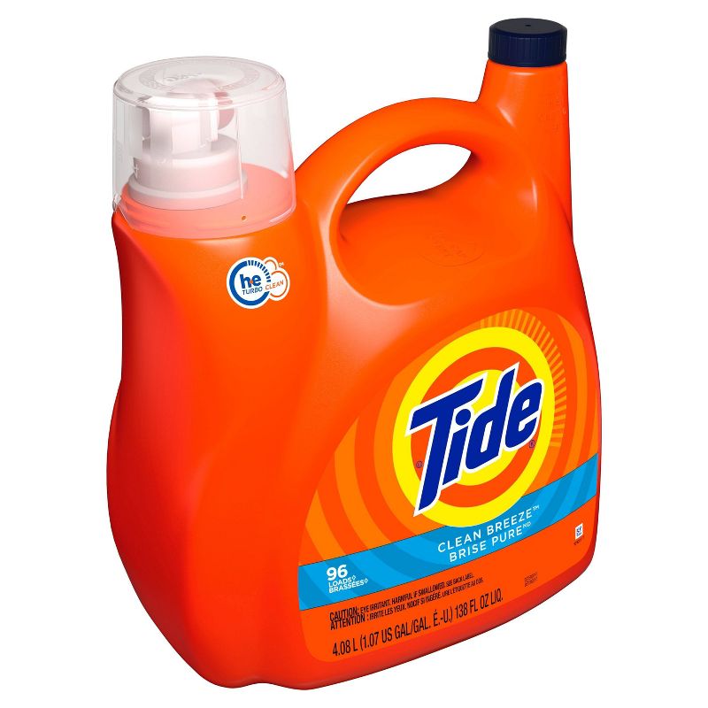 Tide Clean Breeze High Efficiency Liquid Laundry Detergent, 3 of 8