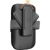 Nakedcellphone Holster for TCL Flip 3 Phone or TCL Flip 4 5G - Belt Clip Holder Case - Black - 3 of 4