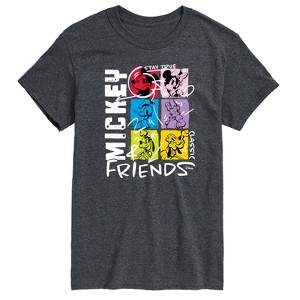 Men's - Disney - Streetwear Group Shot Short Sleeve Graphic T-Shirt - 1 of 4
