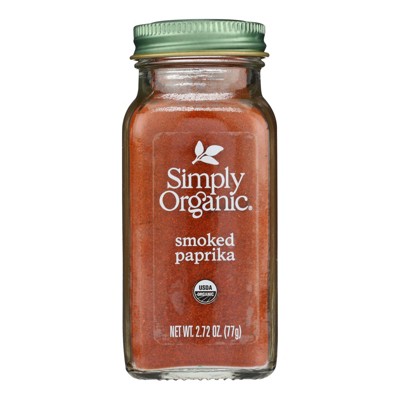 Simply Organic Smoked Paprika - Case of 6 - 2.72 oz
