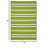 Colonial Mills Painter Stripe Braided Rug, Garden Bright 2'x3', Rectangle Shape - 2 of 2