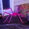 Joyfy 5 Ft Halloween Giant Spider Outdoor Decorations Scary Hairy Spider, Plush Spider for Yard Patio Lawn Garden Window Creepy Halloween Decor Props - 4 of 4