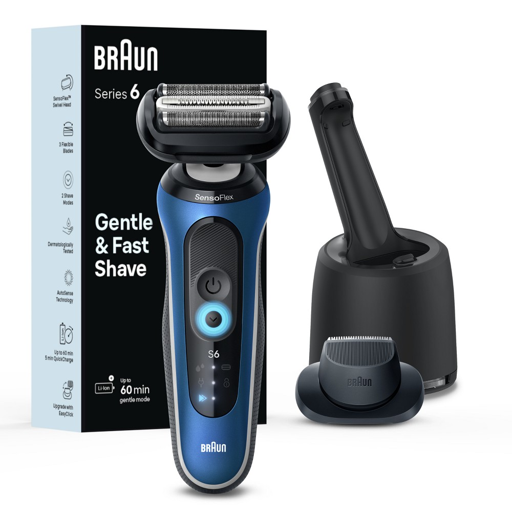 Photos - Shaver Braun Series 6-6172cc Rechargeable Wet & Dry  + Smart Care Center 