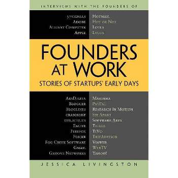 Founders at Work - by  Jessica Livingston (Paperback)