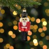 Northlight 5" Nutcracker Soldier Glass Hanging Christmas Ornament - 2 of 4