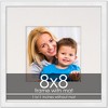 PosterPalooza | White Frame with White Photo Mat, UV Acrylic Front, Foam Board Backing, 60 Sizes Available - 2 of 4