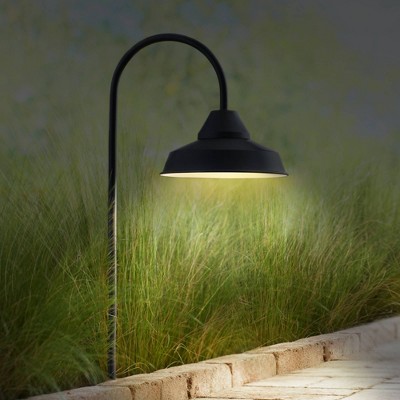Westley Black Metal LED Landscape Pathway and Spot Light Set