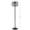 60" Crystal/Metal Elizabeth Floor Lamp (Includes LED Light Bulb) Bronze - JONATHAN Y - 4 of 4