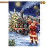 Polar Express Christmas House Flag Santa Claus Train 28" x 40" Briarwood Lane - 2 of 4
