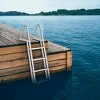 VEVOR Dock Ladder, Removable 4 Steps, 350 lbs Load Capacity,Pontoon Boat Ladder with 4'' Wide Step & Nonslip Rubber Mat,for Ship/Lake/Pool - 2 of 4