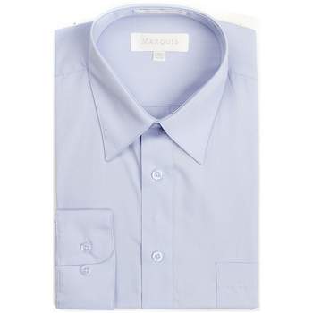 Classic Regular Fit Long Sleeve Point Collar Dress Shirt