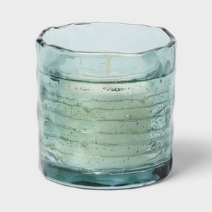Glass LED Citronella Palm Leaf Grotto Scented Candle 3.5oz - Threshold™ - 1 of 4
