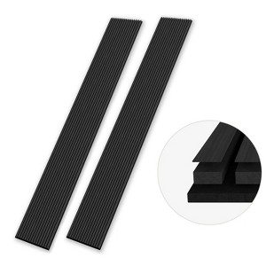 SMARTSTANDARD 105.9 in. x 12.6 in. x 0.9 in. Slat Wood Acoustic Sound Absorbing 3D Decorative Wall Paneling, 2-Pack - 1 of 1