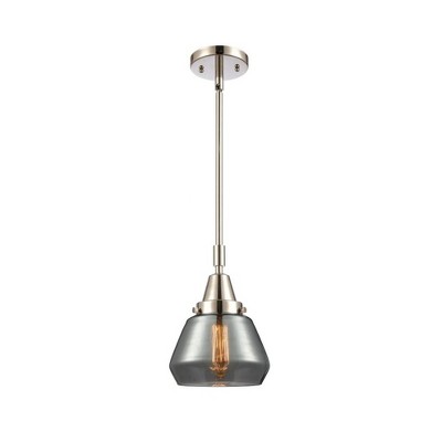 Fulton - 1 Light Stem Hung Mini Pendant In Industrial Style-10.13 Inches Tall and 7 Inches Wide