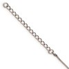 Black Bow Jewelry Blue & White Diamond Tear Slide Necklace in Sterling Silver - 3 of 4