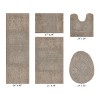 Granada 5 Piece Bath Rug Set 100% Premium Cotton Tufted Non-Slip Backing Bathmats for Bathroom, Super Soft Absorbent, Machine Washable - 2 of 4