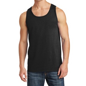 Mafoose Mens Solid Cotton Tank Top Sleeveless Tee Shirt for Sports, Gym, Fitness, Beach - 1 of 4