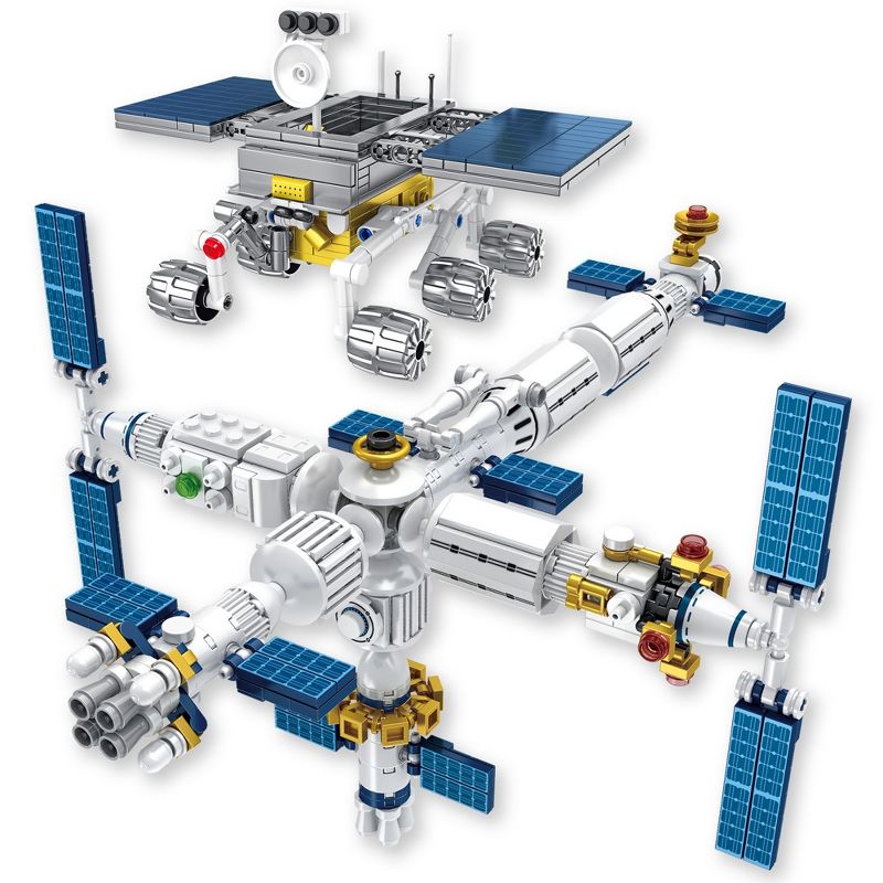 Contixo Aerospace Series Building Block Sets - Mars Rover and Space Station, 1 of 16