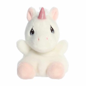 Aurora Mini Sparkle Unicorn Palm Pals Precious Moments Adorable Stuffed Animal White 5" - 1 of 4