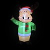 Northlight Lighted Inflatable Moose Outdoor Christmas Decoration - 4.25' - 3 of 4